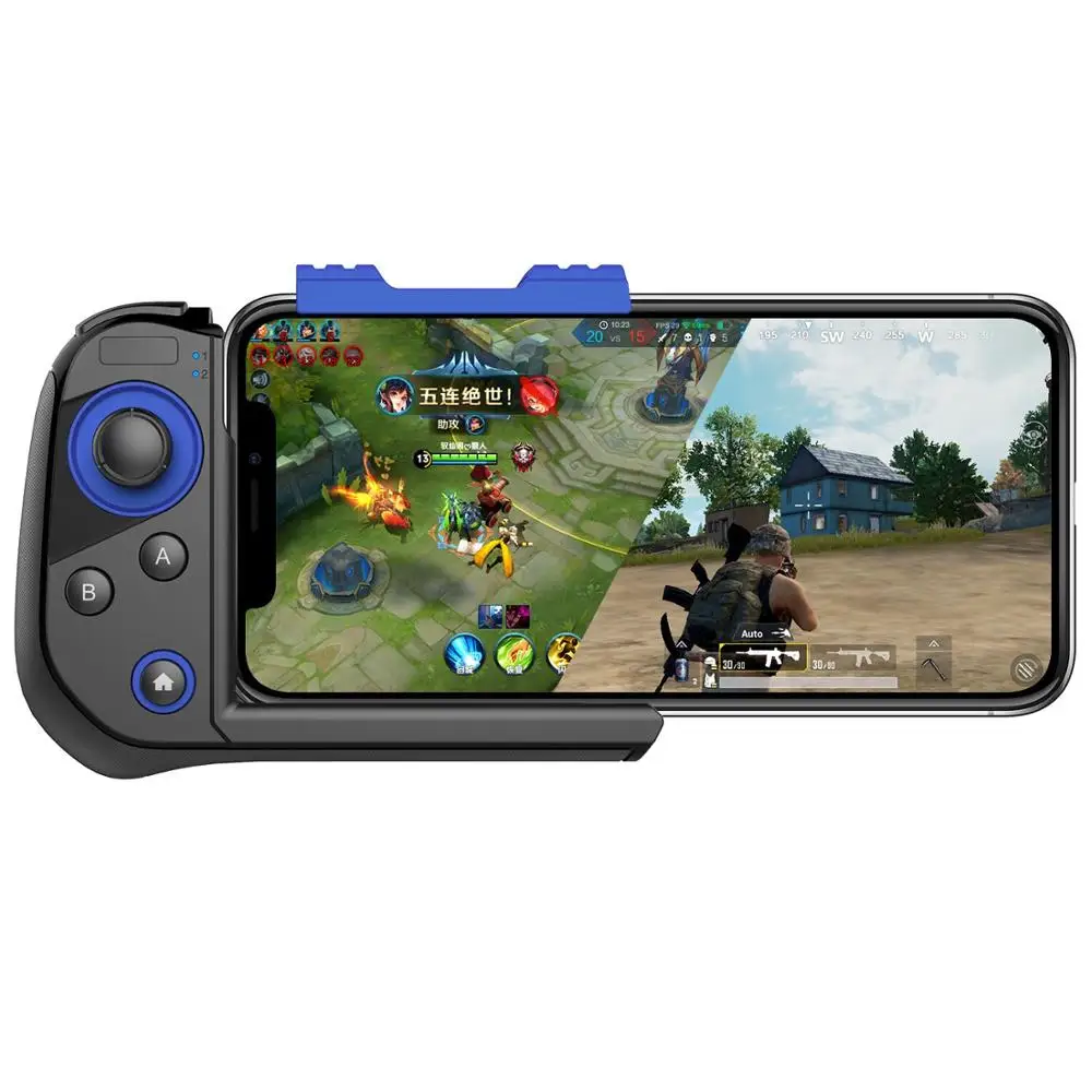  One-Hand Wireless Android Game Controller for PUBG Mobile and FPS Games Joystick Gamepad Retractabl