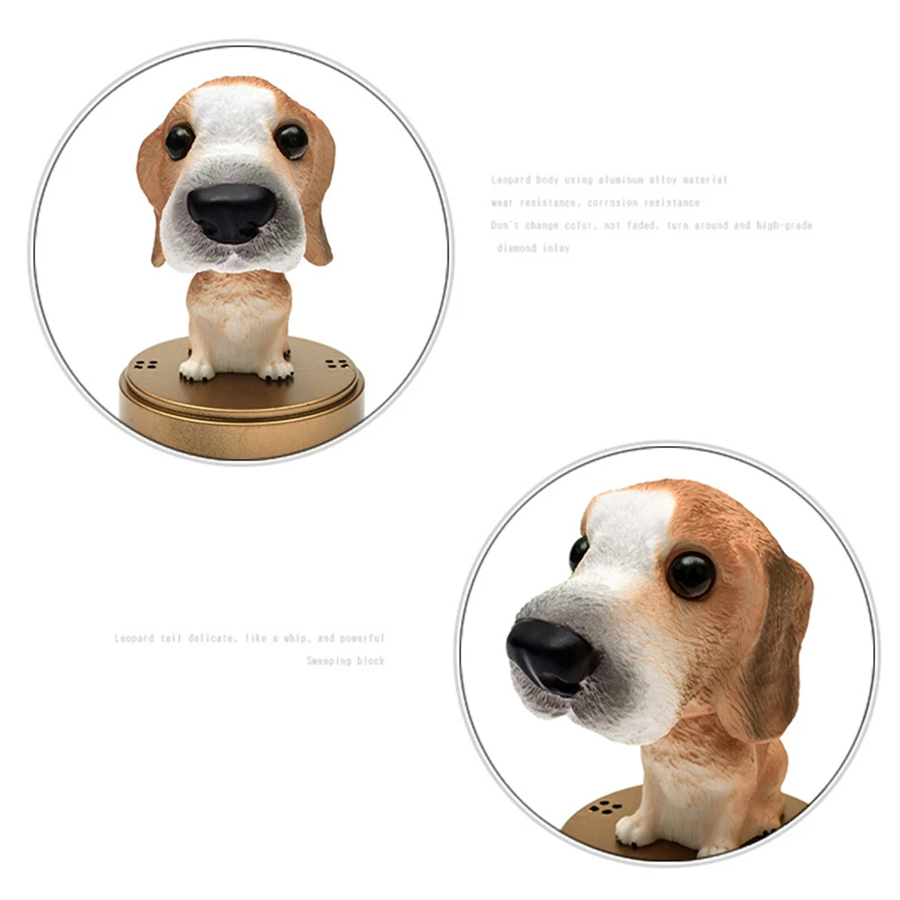 Nodding Dog Lovely Shake Head Dog Perfume Holder Car Ornaments Home Auto Interior Decor Car Dashboard Toys Air Freshener