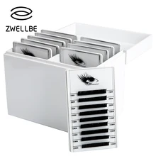 Коробка для хранения ресниц 5/10 слоев органайзер для макияжа накладные ресницы клей поддон держатель Прививка ресниц инструмент для наращивания макияжа