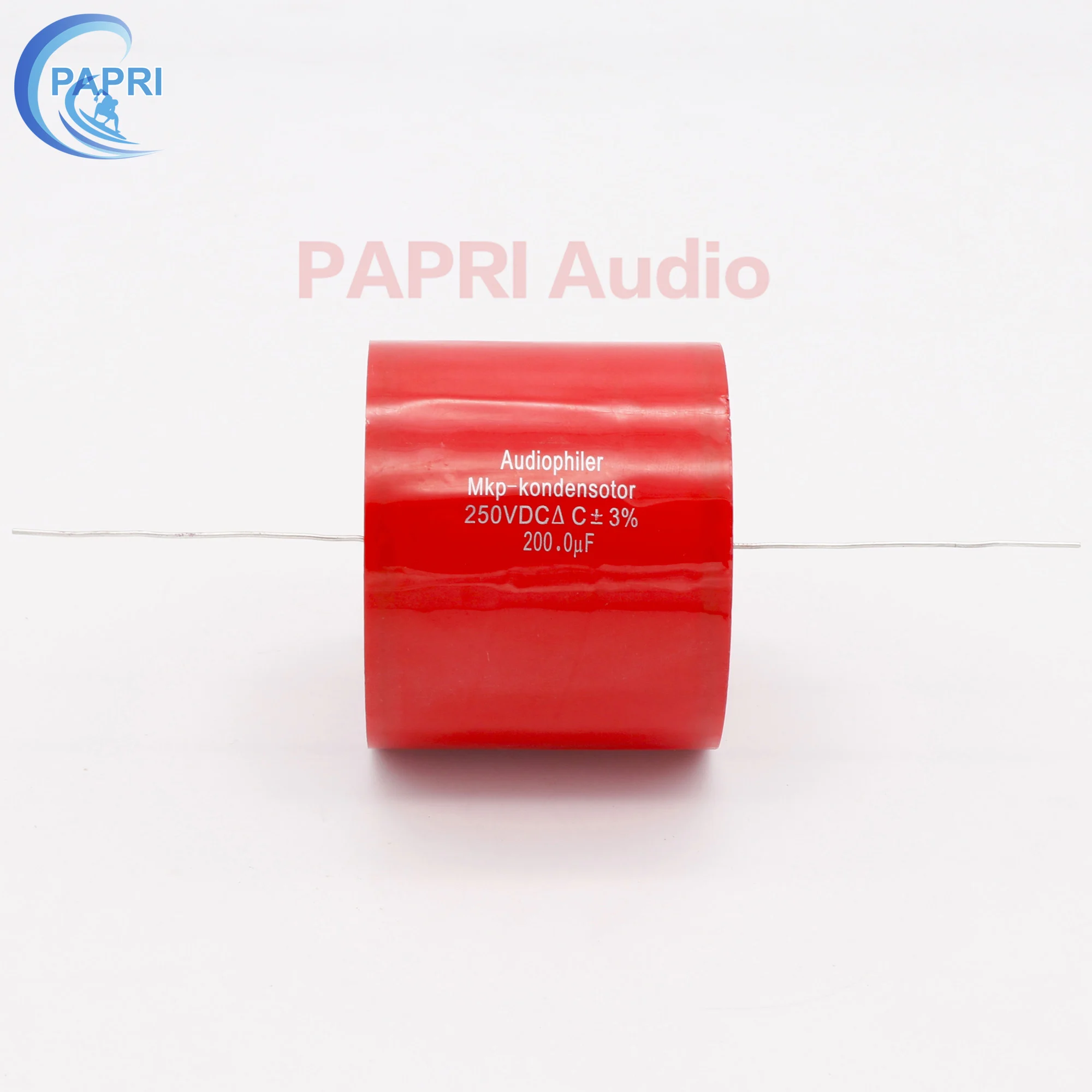 PAPRI 200 мкФ 250VDC Axial MKP DIY Аудио Конденсатор для HiFi трубки гитарного усилителя лот/1