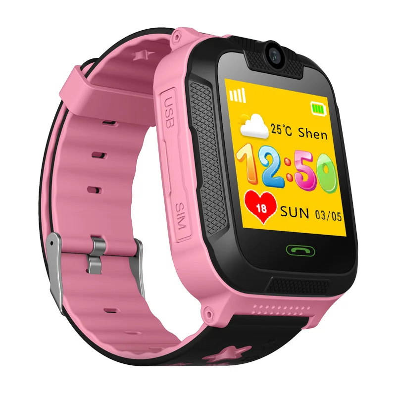Kids watches GPS tracker 3G WCDMA Network tow-way calling touch Screen Camera SOS WIFI Children Watches Smart Clock TD07S D