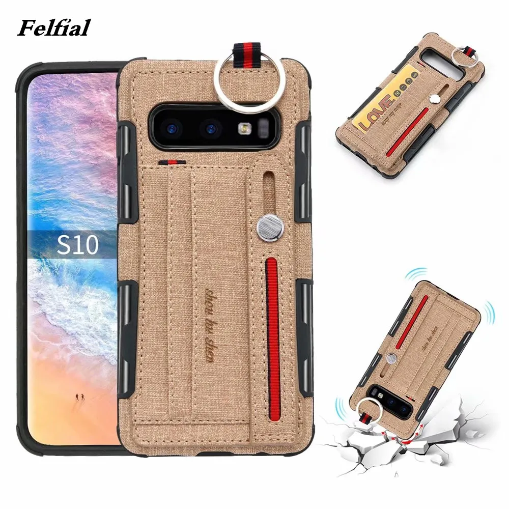 

NEWEST anti-fall protective sleeve for mobile phone shell with rope hanging bracket for samsung s10 s10lite s10 plus Wristband