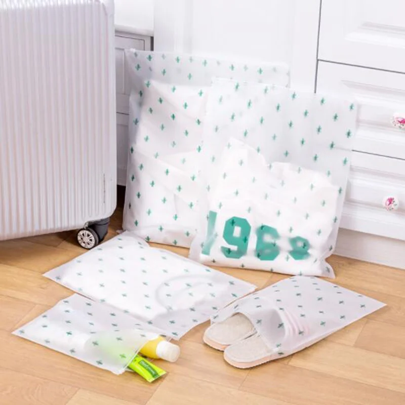 

Plant Cactus Transparent Cosmetic Bag Travel Make Up Case Women Zipper Makeup Organizer Storage Bag Toiletry Organizer Pouch