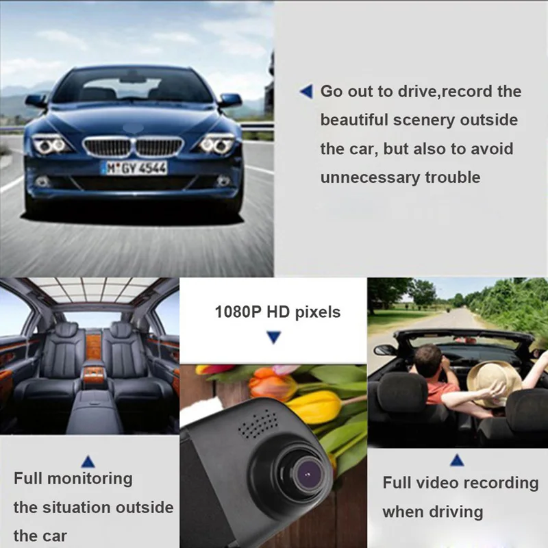 Full Hd 1080p Dual Lens Mirror Car Camera Rearview Auto Dvrs Cars Dvr Night Vision Parking Video Recorder Registrator Dash Cam