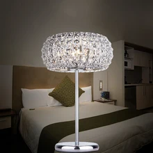 Современная роскошь K9 Хрустальная стеклянная настольная лампа для спальни Минималистичная Настольная лампа для гостиной комнаты светодиодный светильник для чтения