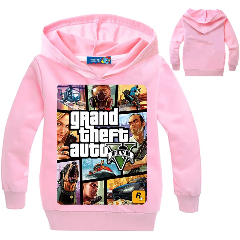 Gta/Коллекция года, детская одежда с капюшоном для детей возрастом от 2 до 14 лет верхняя одежда и пальто аристократов для девочек весенняя куртка для мальчиков, Grand Theft Auto Gta V 5 gh67