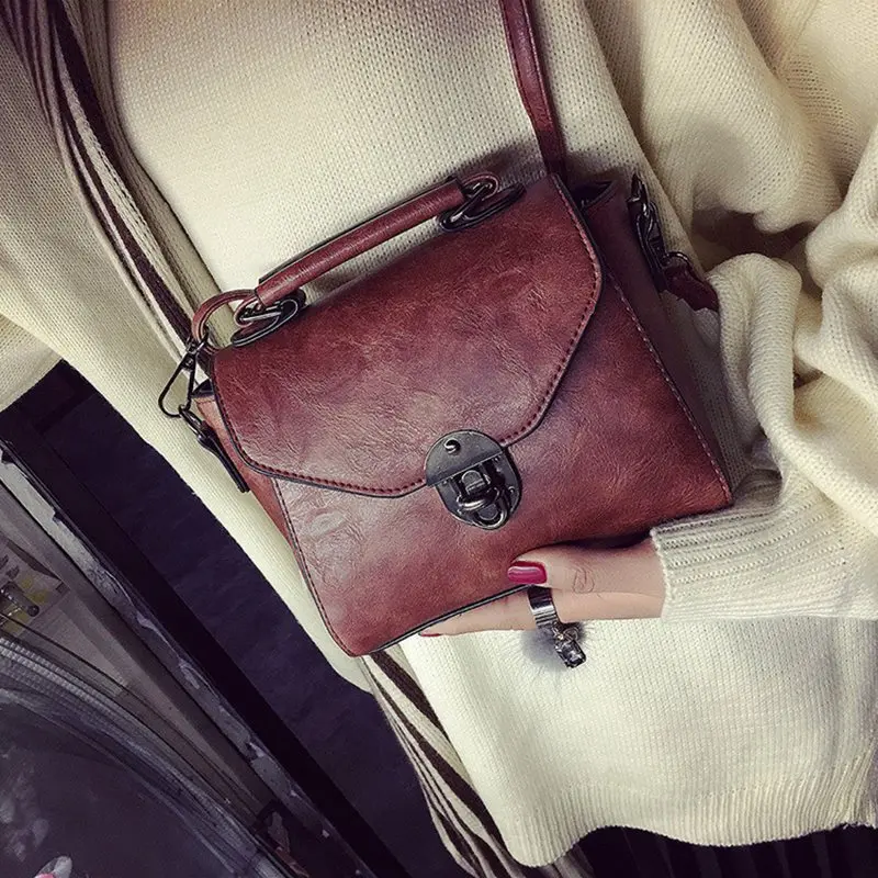 النساء حقيبة كتف صغيرة Crossbody حقيبة ساعي عارضة حقائب خمر الجلود الإناث أعلى-حقائب بيد للنساء KL558 النساء حقيبة كتف صغيرة Crossbody حقيبة ساعي عارضة حقائب خمر الجلود الإناث أعلى-حقائب بيد للنساء KL558