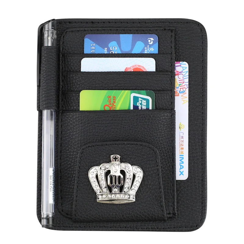 Fashion-Crown-Leather-Car-Sun-Visor-Glasses-Sunglasses-Card-Ticket-Clip-Multiuse-Suit-For-Car-Roof-1