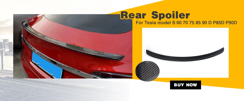 Карбоновый автомобильный передний бампер спойлер для Tesla модель S Седан 4 двери 85D P85D 2012- два стиля