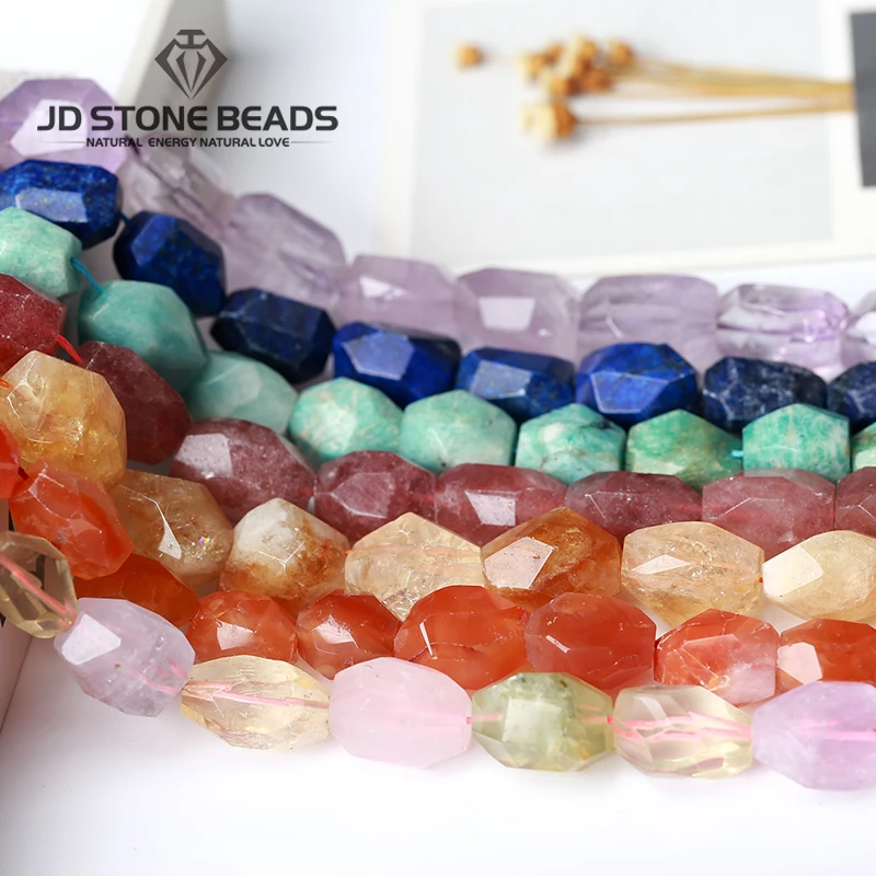 

Faceted Natural Red Agate Original Stone Raw Rock Quartz Crystal Rough Stone Specimen 15x20mm Healing crystal For Jewelry Making