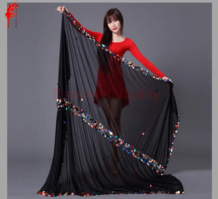 Фата женская шифоновая для танца живота 2 1*1 5 м|belly dance veil|dance veilbelly |