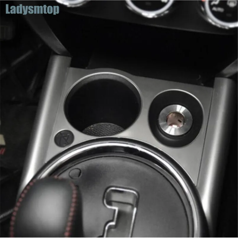 Ladysmtop Стайлинг автомобиля из нержавеющей стали прикуриватель панель