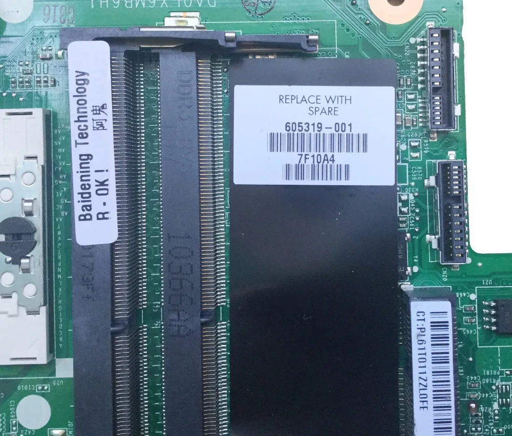 Материнская плата для ноутбука hp pavilion DV7 DV7-4000 605319-001 hm55 HD5470/512 ddr3 DA0LX6MB6H1