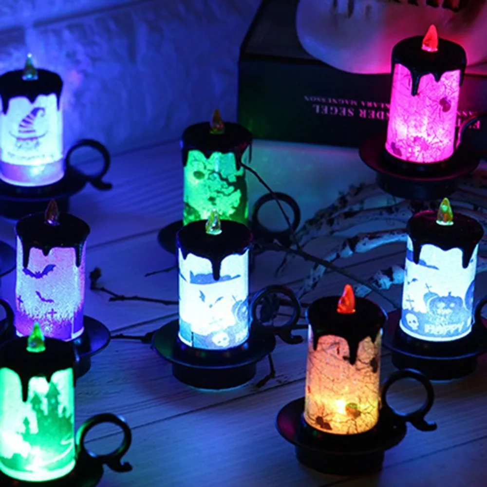 Decorate Props Candle Light Candle Cup LED Electronic Light Halloween
