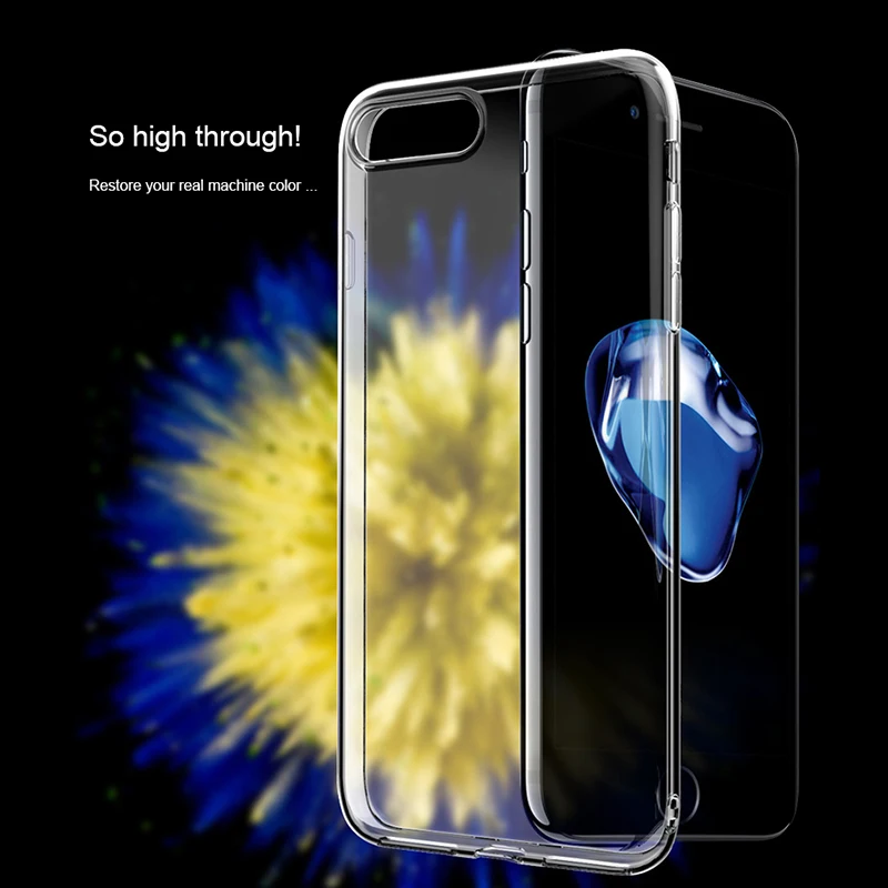 Ультратонкий Мягкий силиконовый чехол Nephy из ТПУ для iPhone 6 5 s c 6s 5s 5C SE 6Plus Plus 7 8 7Plus