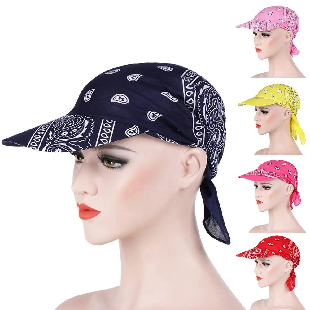 

1pc Creative Printed Women's Summer Sun Cap Cloth Kerchief Headscarf Hat