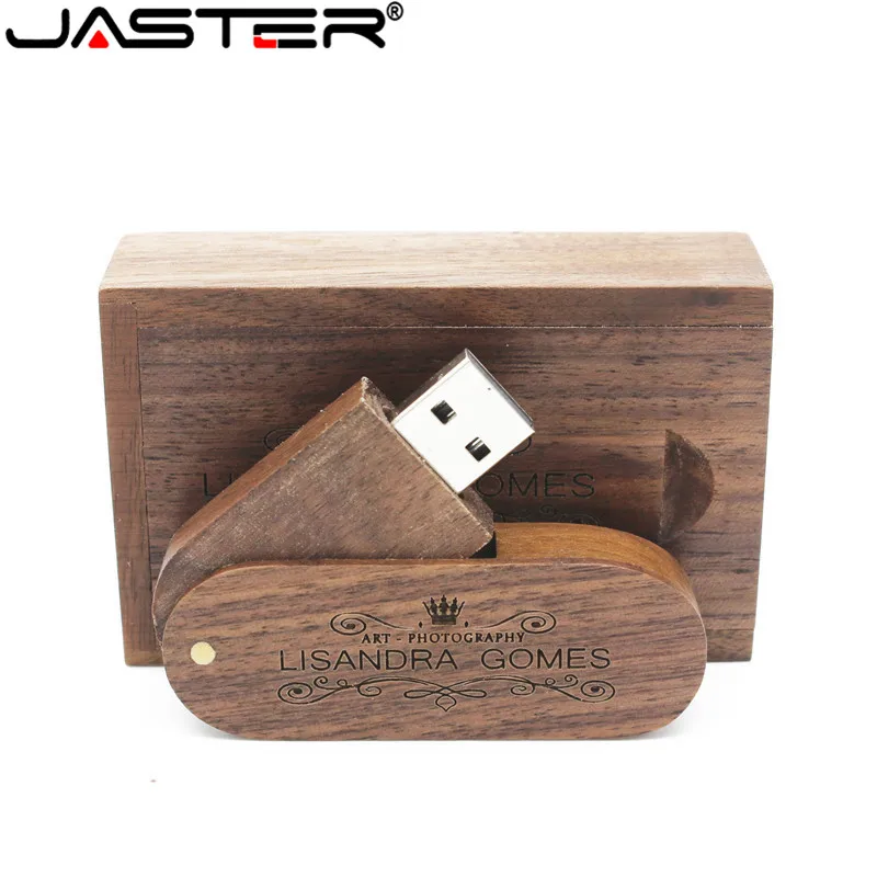 JASTER walnut/maple wood Custom с логотипом, USB 2,0 4GB 8GB 16GB 32GB флеш-накопитель USB stick(5 шт бесплатный логотип