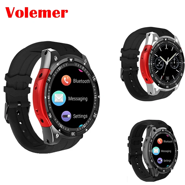 

Volemer X100 Bluetooth Smart Watch ROM 8GB 3G GPS WiFi Android 5.1 SmartWatch Heart Rate Meter Step Watchs PK GW06 Q1 Q1 Pro
