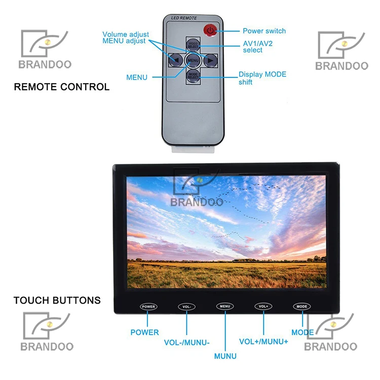 HD Monitor and remote controller