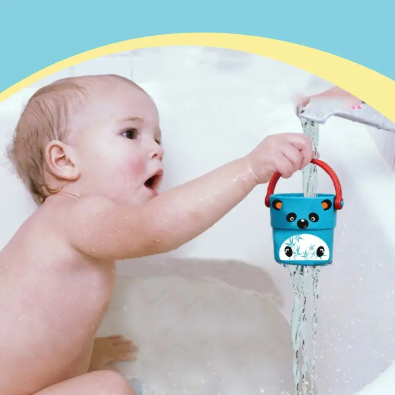 Children Baby Shower Toys Pouring Cup Flow Style Bucket Water Spray Tool Cute Cartoon Shower Bucket Baby Gift Children Toy Children Baby Shower Toys Pouring Cup Flow Style Bucket Water Spray Tool Cute Cartoon Shower Bucket Baby Gift Children Toy