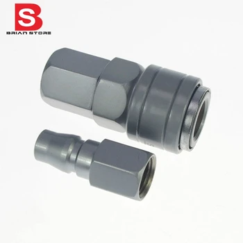 

3/8 Female Air Compressor Quick Coupler Connector Steel Self-lock SF-30 PF-30