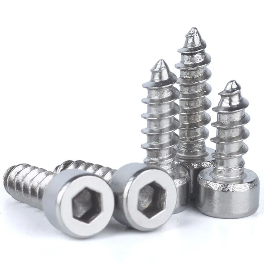 304 Stainless Steel Button Head Cap Self Tapping Sheet Metal Screws M3 M4 M5 M6