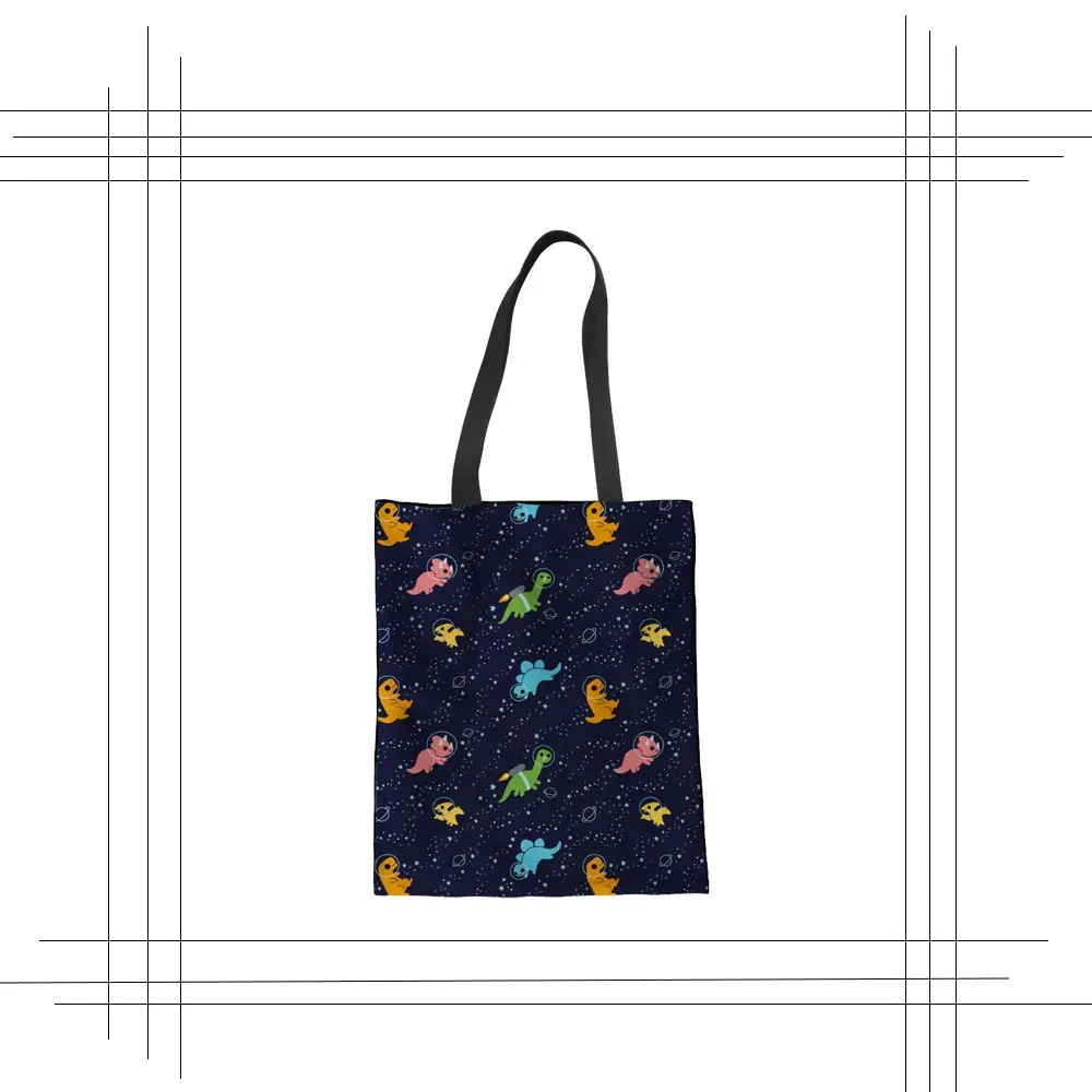 Senhoras Dinossauro Tyrannosaurus Mão Tote Saco mochila