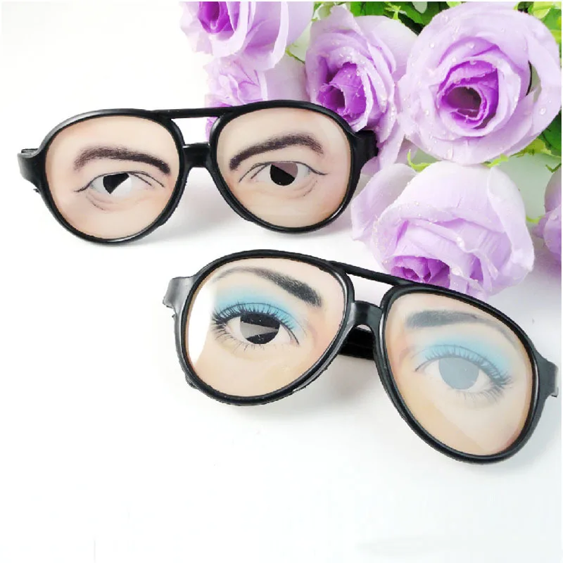 Halloween Party Funny Glasses Fake Novelty Gag Prank Eye Ball Masks