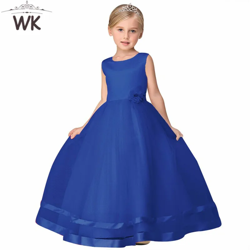 Jq-230 Baby Flower Girl Dress Kids Party Children's Clothing Teenage Girls Wedding Dresses Tulle Prom Formal Party Dress