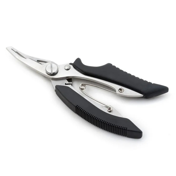 Lure Plier Stainless Steel Fishing Plier Lure Scissor With Curve Braid