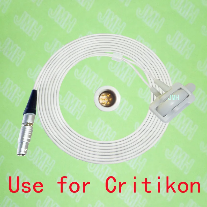 

Compatible with Critikon Pulse Oximeter monitor ,Neonate silicone wrap spo2 sensor,7pin lemo male connect.