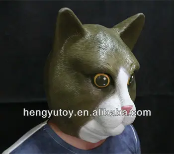 

High Quality Cute Cosplay Funny grey Cat For Halloween Costume Party