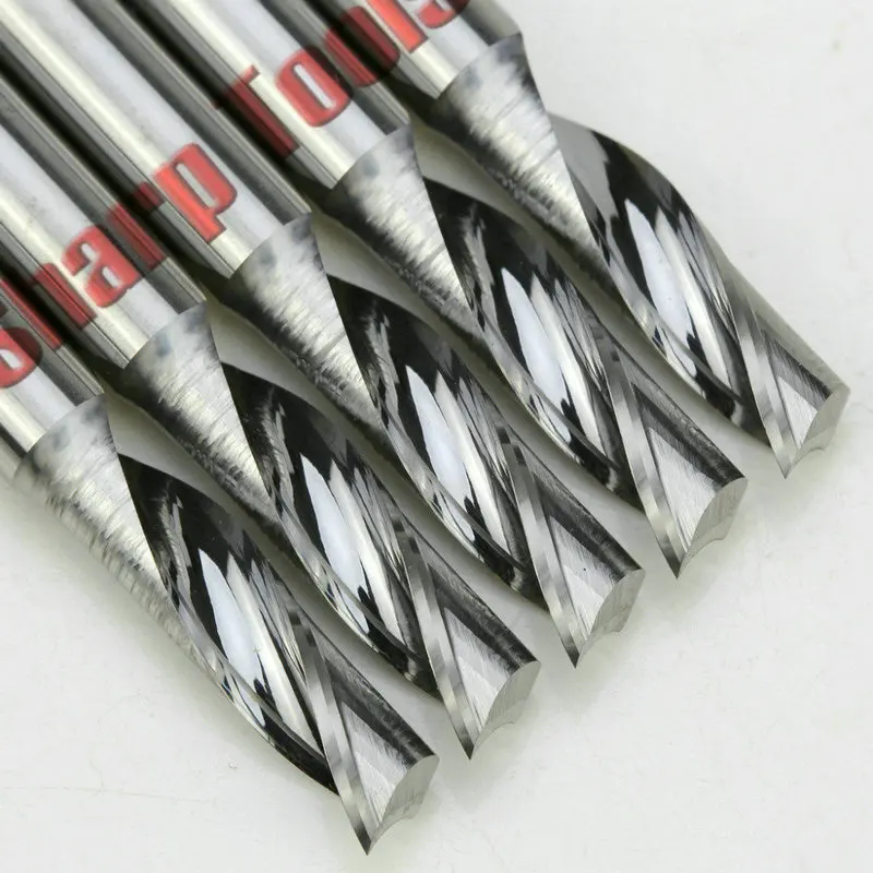 one flute spiral bits cnc router cutter carbide end mill tool for aluminum_1