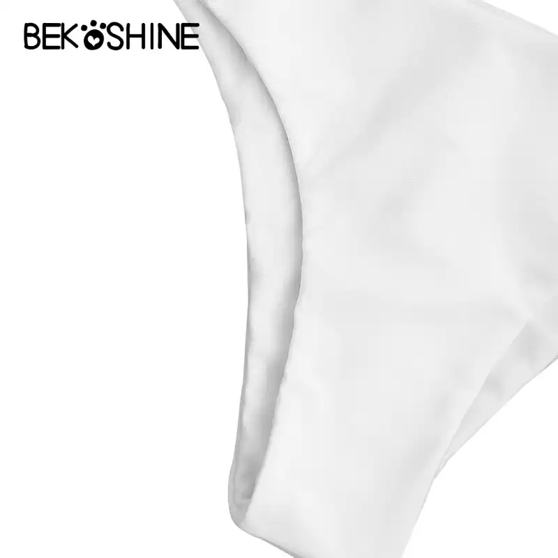 Bekoshine 2018 твердый Бикини Новый Купальники для малышек psuh купальник Для женщин