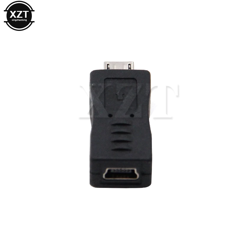 

1pc New Universal Micro USB Male to Mini USB Female B Type Charger Adapter Connector Converter