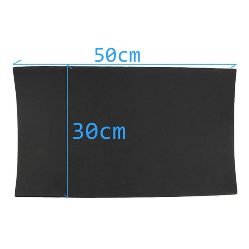 Черный звукоизоляционный Поролоновый коврик для огненной стены, акустический демпфирующий Набор 50*30 см, горячая Распродажа, доступ