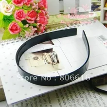 13 мм/шир. 30 шт. черная акриловая пластиковая повязка на голову основы для заколок для волос ювелирные украшения