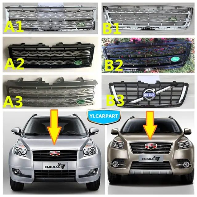 For Geely Emgrand X7 Emgrarandx7 Ex7 Suv Car Refix Front Middle