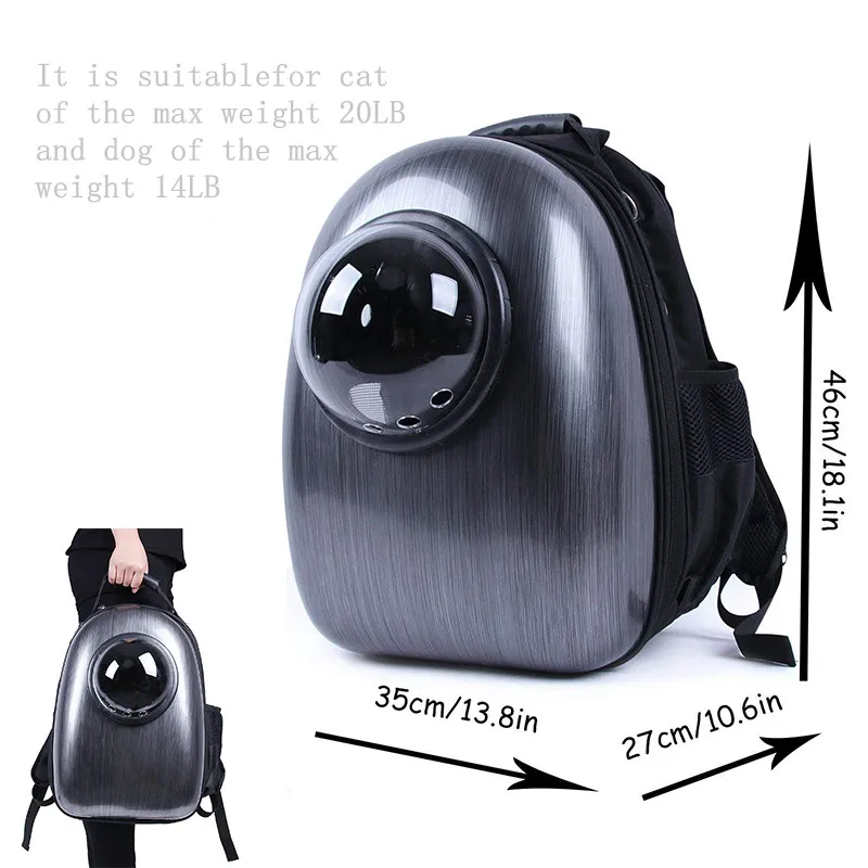Cat Bag Space Capsule Pet Cat Backpack for Kitty Puppy Chihuahua Small Dog Carrier Crate Outdoor Travel Bag Cave for cat