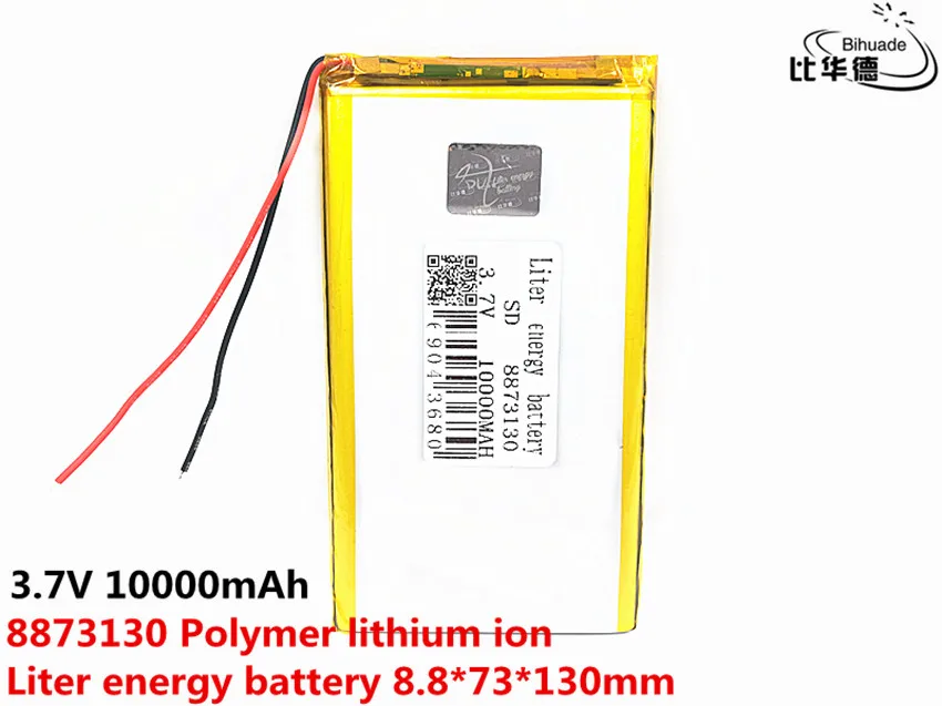 3,7 в 10000 мАч 8873130 литий-полимерный Li-Po литий-ионный аккумулятор Lipo ячеек для электрографа Bluetooth динамик