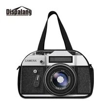 Новое поступление дизайнерская печатная камера фото красочный и грязный задний план большой емкости Вещевой мешок винтажное уличное спортивное снаряжение