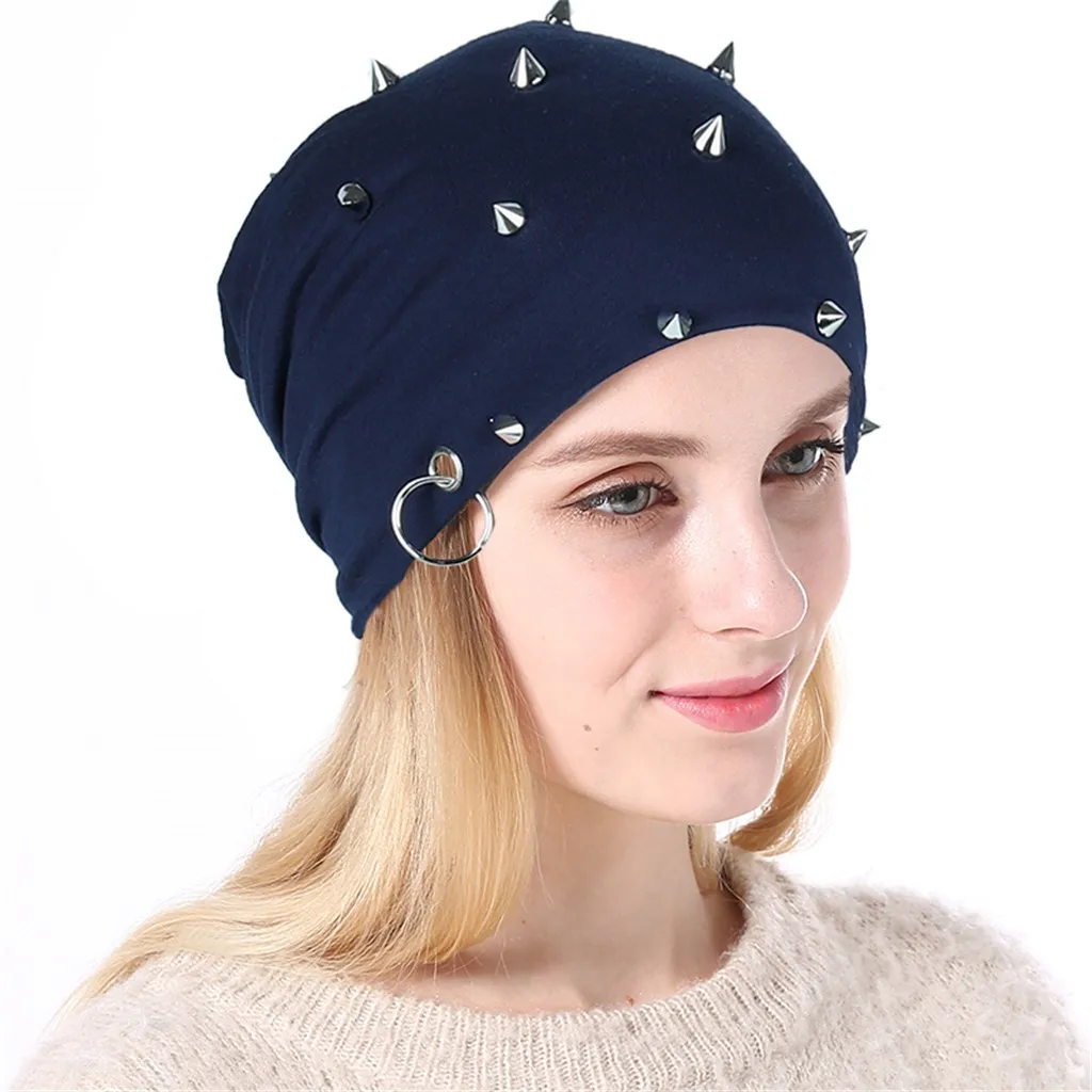 

Winter Hats for Women Beanie Men Skullies Bonnets India Cone Iron Stretch Turban Hat knitt Hair Loss Head Scarf Wrap invierno