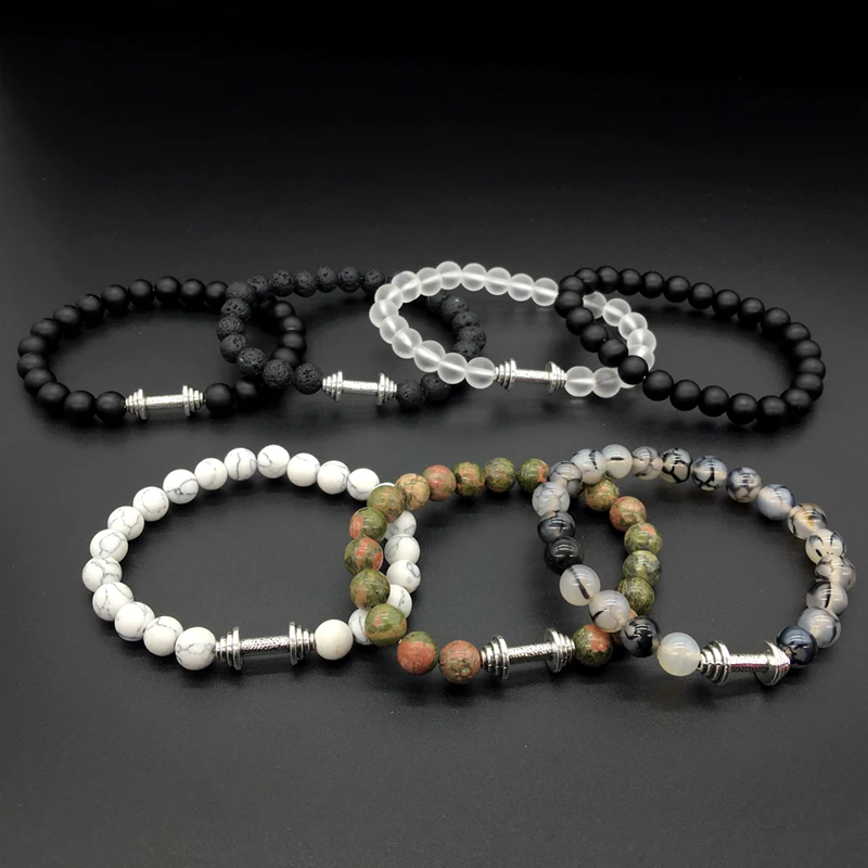 Браслет для йоги из серебра 8 мм с бусинами|charm bracelet|bead charm braceletbracelet silver |