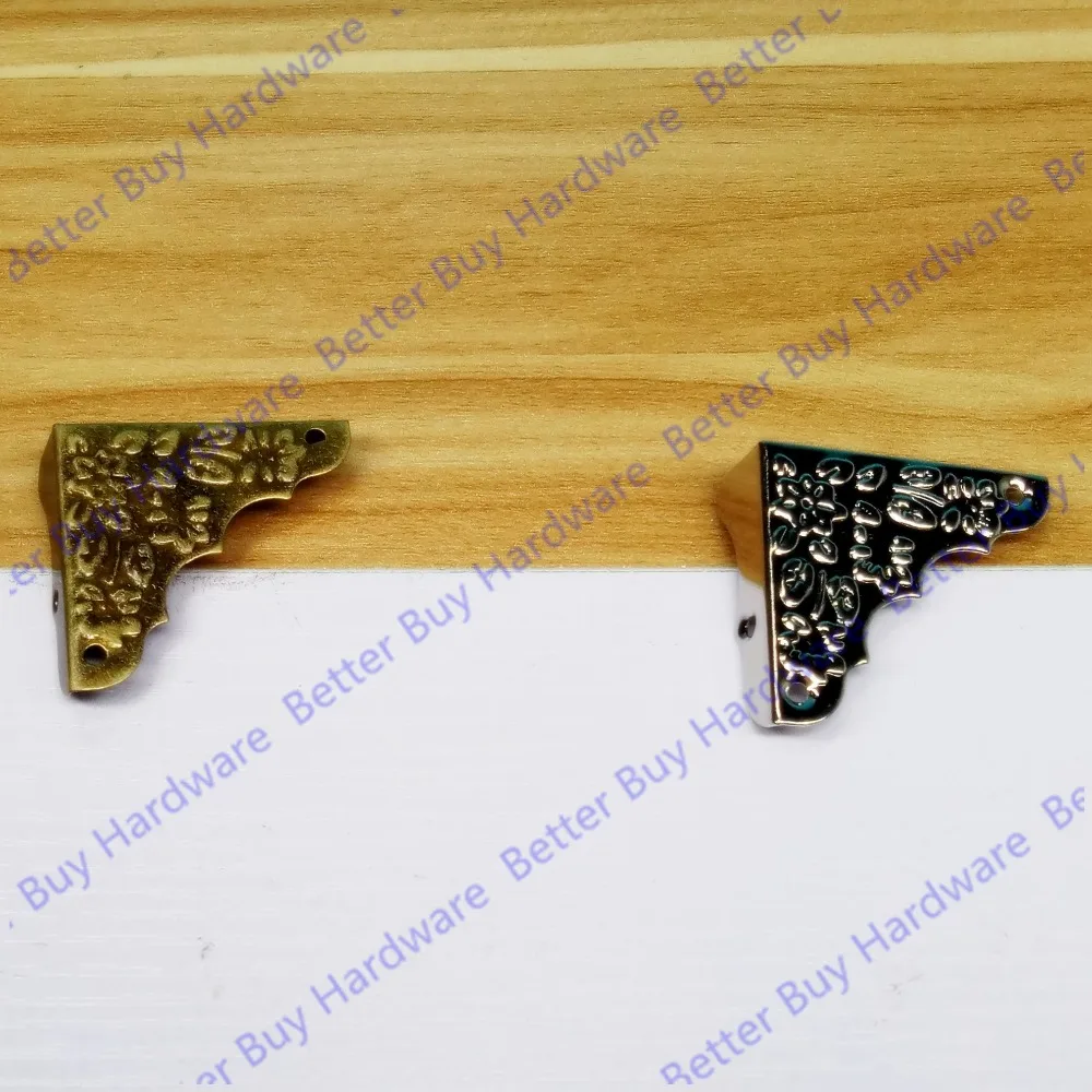 12pcs 37mm Decorative Antique Brass/Silver Jewelry Chest Wine Gift Box Wood Table Picture Frame Corner Protector Guard +Screws 12pcs 37mm Decorative Antique Brass/Silver Jewelry Chest Wine Gift Box Wood Table Picture Frame Corner Protector Guard +Screws