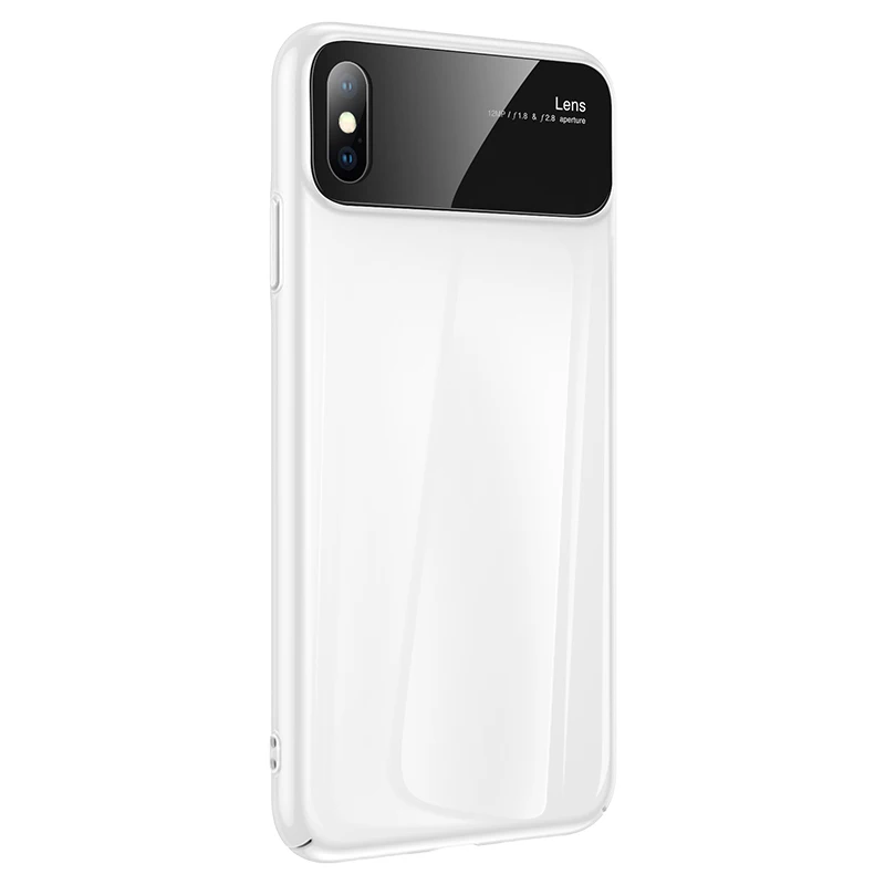 KUULAA роскошный зеркальный стеклянный чехол для iPhone X тонкий ударопрочный телефона