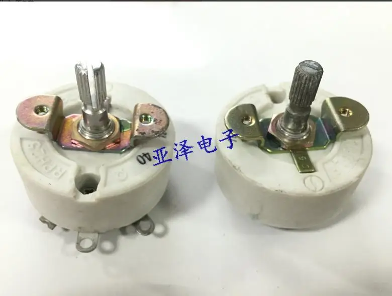 (2pcs/bag) Japan NOBLE noble RPH25 arm type porcelain high power wire winding adjustable rheostat resistance 40 ohm 25W | Электроника