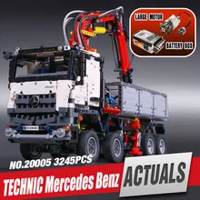 LEPIN 20005 technic series Mercedes-Benz Arocs Model Building blocks Bricks Compatible with 42043 Toy for Children legoe