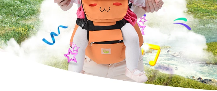 Новорожденных Baby Carrier кенгуру малышей слинг Обёрточная бумага Портативный Младенческая Hipseat ребенок уход талии табурет регулируемая хип