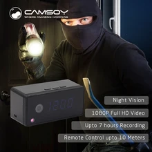 T7 font b Clock b font Camera Alarm Setting 720P HD H 264 IP Mini Kamera