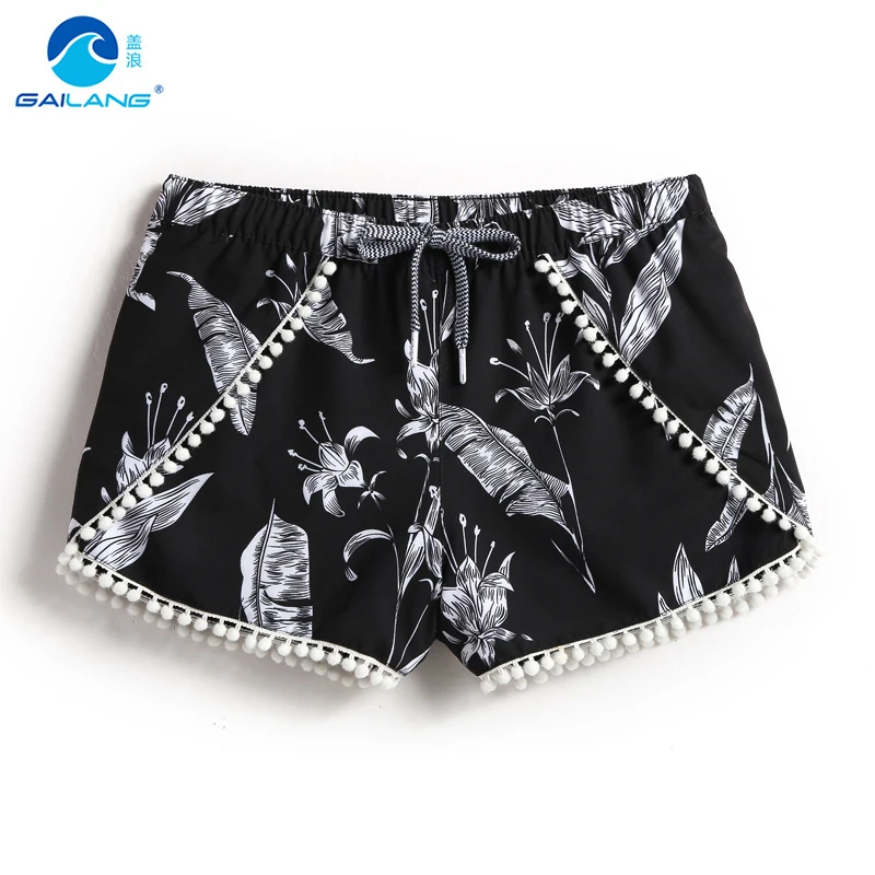 

Beach shorts women bermudas swimming trunks ladies sexy swimwear bathing suits quick dry plavky board shrots beach praia surfing
